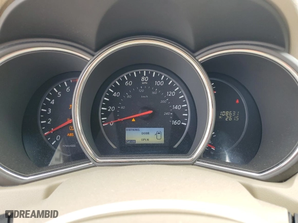 2013 Nissan Murano LE with VIN JN8AZ1MU1DW202429, listed as a Copart auction lot 53546535 with 108,631 mi miles and Salvage Title. Bid and sale history available at carsss.com. Image 9.