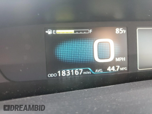 2016 Toyota Prius Two z VIN JTDKBRFU0G3003443, wystawiony jako Copart lot #55075345 z przebiegiem 183 167 mil mil oraz Szkoda całkowita • Salvage title. Historia ofert i sprzedaży dostępna na DreamBid. Obrazek 9.