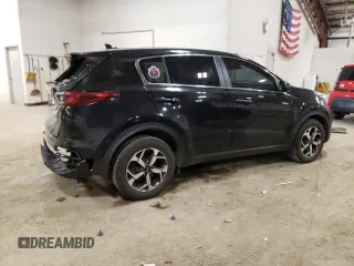2021 Kia Sportage LX with VIN KNDPM3AC3M7844446, listed as a Copart auction lot 52189735 with 43,814 mi miles and Clean Title. Bid and sale history available at carsss.com. Image 3.
