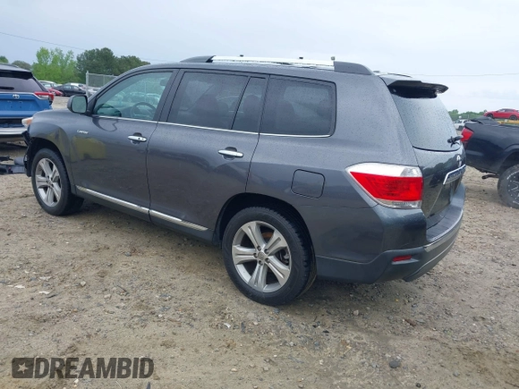2012 Toyota Highlander Limited with VIN 5TDYK3EH4CS054805, listed as a IAAI auction lot 42082094 with 158,016 mi miles and . Bid and sale history available at DreamBid. Image 3.