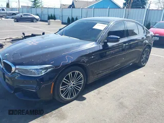 2018 BMW 5 Series 530e xDrive with VIN WBAJB1C51JB374308, listed as a IAAI auction lot 41965038 with 122,791 mi miles and . Bid and sale history available at carsss.com. Image 19.