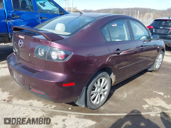 2008 Mazda 3 i Touring with VIN JM1BK32G281799199, listed as a IAAI auction lot 41830333 with 169,580 mi miles and . Bid and sale history available at DreamBid. Image 4.