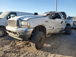 2002 Ford F-350 XL z VIN 1FTSW31F62EB38983, wystawiony jako Copart lot #88587125 z przebiegiem Nie podano mil oraz Szkoda całkowita • Salvage title. Historia ofert i sprzedaży dostępna na DreamBid. Obrazek 1.