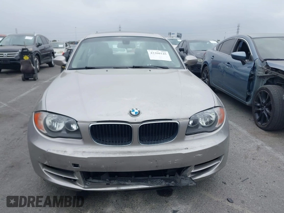 2009 BMW 1 Series 128i with VIN WBAUP93599VF48622, listed as a IAAI auction lot 42360145 with 64,913 mi miles and . Bid and sale history available at DreamBid. Image 6.