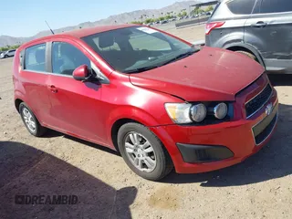 2012 Chevrolet Sonic LT with VIN 1G1JC6SH7C4156138, listed as a IAAI auction lot 42319320 with 122,824 mi miles and . Bid and sale history available at DreamBid. Image 1.