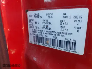 1996 Dodge Ram 1500 with VIN 1B7HC16Y0TJ129769, listed as a IAAI auction lot 41277232 with 318,122 mi miles. Bid and sale history available at carsss.com. Image 9.