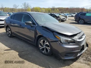 2021 Subaru Legacy with VIN 4S3BWAB63M3003851, listed as a Copart auction lot 54211325 with 36,124 mi miles and Salvage title. Bid and sale history available at DreamBid. Image 4.