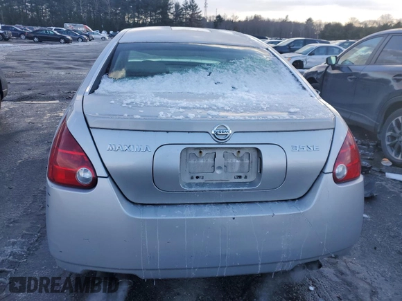 2005 Nissan Maxima 3.5 SE with VIN 1N4BA41E35C875141, listed as a Copart auction lot 45846235 with 185,415 mi miles and Salvage Title. Bid and sale history available at carsss.com. Image 6.