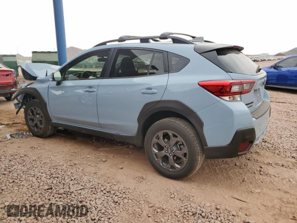 2023 Subaru Crosstrek Special Sports with VIN JF2GTHRC0PH289671, listed as a Copart auction lot 58928995 with 10,639 mi miles and Salvage title. Bid and sale history available at DreamBid. Image 2.