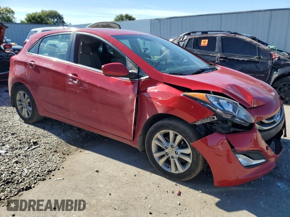 2013 Hyundai Elantra GT with VIN KMHD35LE7DU058565, listed as a Copart auction lot 76514344 with 176,111 mi miles and Non Repairable. Bid and sale history available at carsss.com. Image 4.