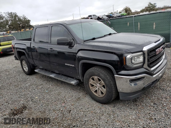 2018 GMC Sierra 1500 with VIN 3GTP1LEC4JG227480, listed as a Copart auction lot 75189554 with Not Provided miles and Salvage Title. Bid and sale history available at DreamBid. Image 4.