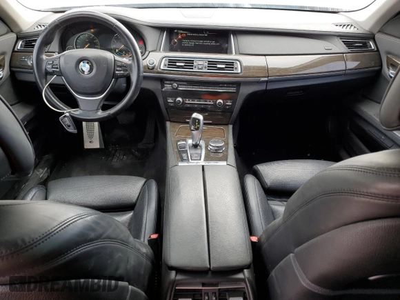 2015 BMW 7 Series 740Li xDrive with VIN WBAYF4C50FGS99289, listed as a Copart auction lot 79809474 with 128,993 mi miles and Salvage Title. Bid and sale history available at carsss.com. Image 8.