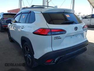 2023 Toyota Corolla Cross Hybrid S with VIN 7MUFBABG1PV003149, listed as a IAAI auction lot 42643400 with 109,657 mi miles and . Bid and sale history available at DreamBid. Image 3.