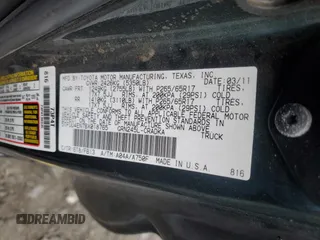 2011 Toyota Tacoma with VIN 5TFUU4EN7BX018765, listed as a Copart auction lot 47168135 with 211,304 mi miles and Salvage Title. Bid and sale history available at carsss.com. Image 12.