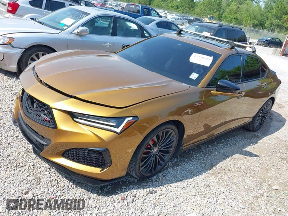 2022 Acura TLX Type S with VIN 19UUB7F00NA000529, listed as a IAAI auction lot 42350522 with 36,060 mi miles and . Bid and sale history available at DreamBid. Image 2.