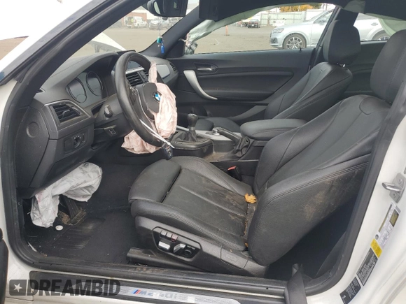 2018 BMW 2 Series M240i with VIN WBA2J5C56JVB28001, listed as a Copart auction lot 77845314 with 0 mi miles and Salvage Title. Bid and sale history available at carsss.com. Image 7.