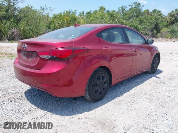 2016 Hyundai Elantra SE with VIN 5NPDH4AE7GH663509, listed as a IAAI auction lot 42196319 with 97,368 mi miles and . Bid and sale history available at DreamBid. Image 4.