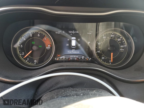 2022 Jeep Cherokee Latitude Lux with VIN 1C4PJMMX4ND529316, listed as a Copart auction lot 42246385 with 23,118 mi miles and Salvage title. Bid and sale history available at DreamBid. Image 9.