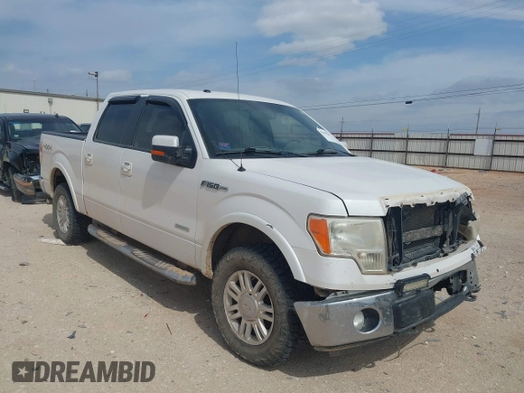 2011 Ford F-150 XLT with VIN 1FTFW1ET0BFC13189, listed as a IAAI auction lot 41687097 with 202,262 mi miles. Bid and sale history available at carsss.com. Image 1.