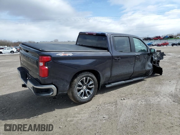 2024 Chevrolet Silverado 1500 LT with VIN 3GCPDKEK3RG315618, listed as a Copart auction lot 52344075 with 7,213 mi miles and Salvage Title. Bid and sale history available at DreamBid. Image 3.