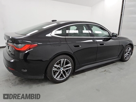 2024 BMW 4 Series 430i with VIN WBA63AV09RFT41453, listed as a Copart auction lot 49742895 with 15,991 mi miles and Clean Title. Bid and sale history available at carsss.com. Image 3.
