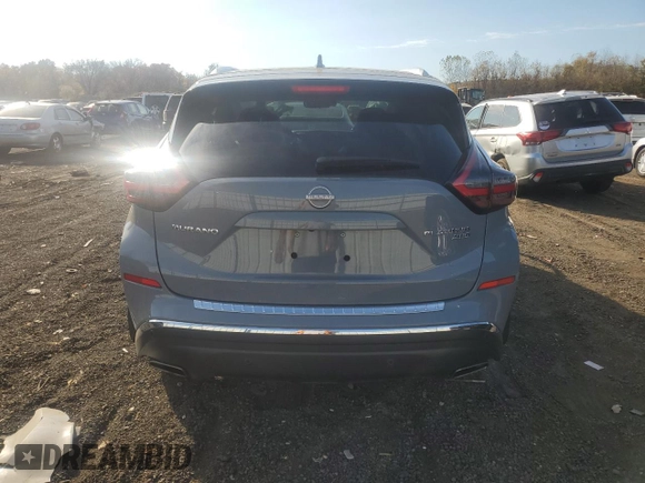 2024 Nissan Murano Platinum with VIN 5N1AZ2DS7RC108589, listed as a Copart auction lot 77558244 with 8,611 mi miles and Salvage Title. Bid and sale history available at DreamBid. Image 6.