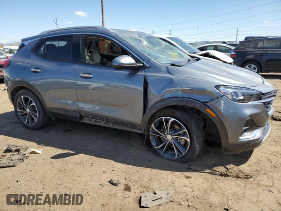 2021 Buick Encore GX Essence with VIN KL4MMFSL0MB170315, listed as a Copart auction lot 53347865 with 26,955 mi miles and Clean title. Bid and sale history available at DreamBid. Image 4.
