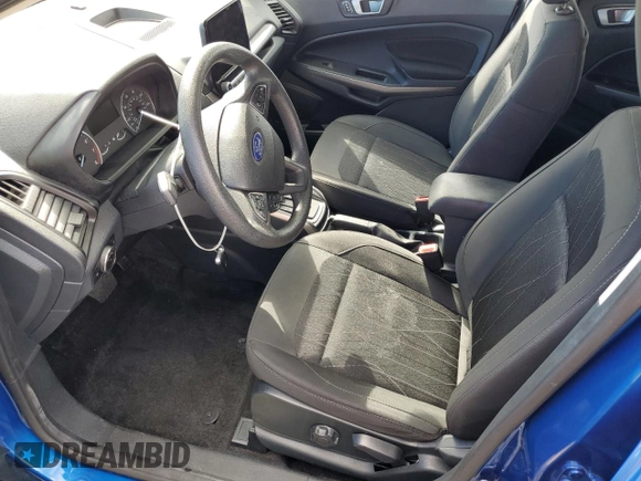 2021 Ford EcoSport SE with VIN MAJ3S2GE3MC456492, listed as a Copart auction lot 73793424 with Not provided miles and Non repairable. Bid and sale history available at DreamBid. Image 7.