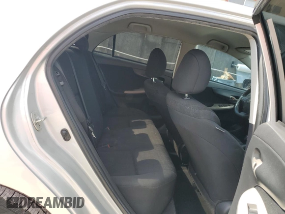 2011 Toyota Corolla L with VIN 2T1BU4EE9BC617463, listed as a Copart auction lot 53572855 with 136,542 mi miles and Salvage Title. Bid and sale history available at carsss.com. Image 10.