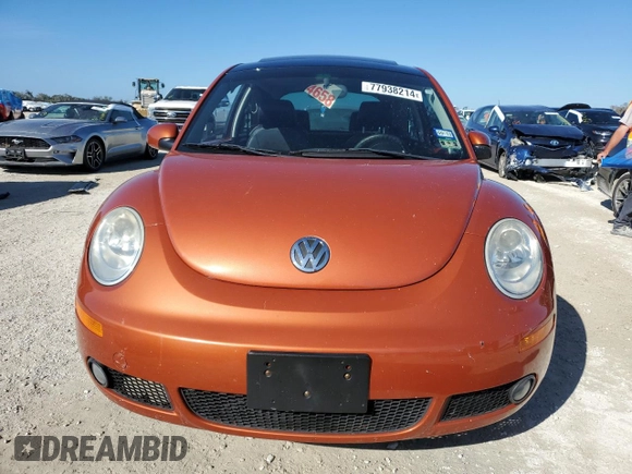 2010 Volkswagen Beetle with VIN 3VWRW3AG8AM035450, listed as a Copart auction lot 77938214 with 48,862 mi miles and Salvage title. Bid and sale history available at DreamBid. Image 5.
