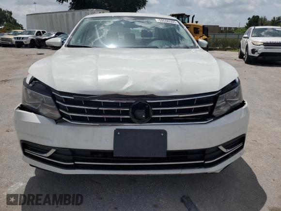 2017 Volkswagen Passat S with VIN 1VWAT7A3XHC070156, listed as a Copart auction lot 59596505 with 202,446 mi miles and Salvage title. Bid and sale history available at DreamBid. Image 5.