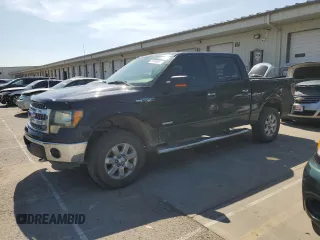 2013 Ford F-150 XL with VIN 1FTFW1ET3DFD77071, listed as a Copart auction lot 57410395 with 145,446 mi miles and Salvage title. Bid and sale history available at DreamBid. Image 1.