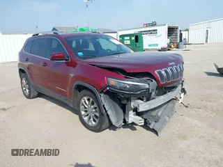 2019 Jeep Cherokee Latitude Plus with VIN 1C4PJLLBXKD176673, listed as a IAAI auction lot 42244585 with 135,677 mi miles and . Bid and sale history available at DreamBid. Image 1.