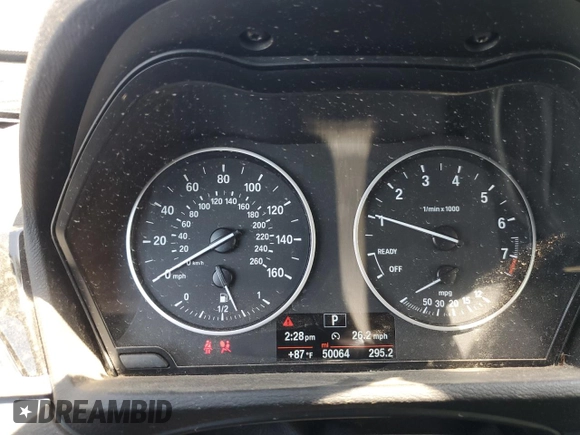 2018 BMW X1 xDrive28i with VIN WBXHT3C38J5K28174, listed as a Copart auction lot 57333385 with 50,064 mi miles and Salvage title. Bid and sale history available at DreamBid. Image 9.