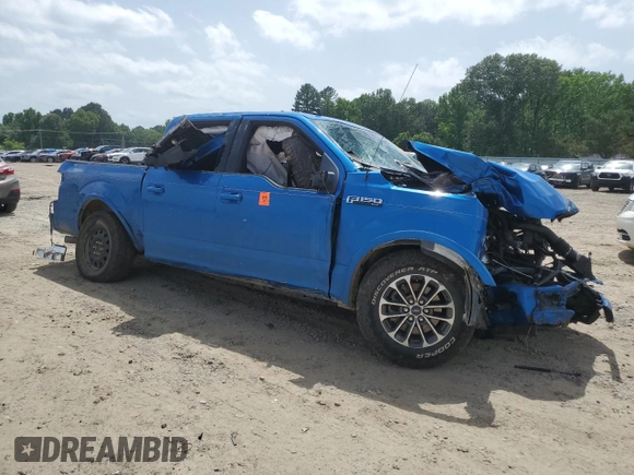 2019 Ford F-150 XL with VIN 1FTEW1E59KFD49799, listed as a Copart auction lot 56962405 with Not provided miles and Salvage title. Bid and sale history available at DreamBid. Image 4.