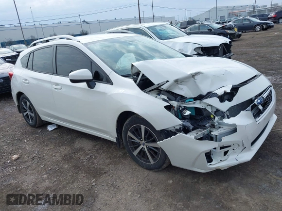 2019 Subaru Impreza Premium with VIN 4S3GTAC62K3704035, listed as a IAAI auction lot 42025822 with 76,067 mi miles and . Bid and sale history available at DreamBid. Image 1.