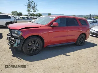 2013 Dodge Durango R/T with VIN 1C4SDHCT9DC689526, listed as a Copart auction lot 56386035 with 65,242 mi miles and Salvage title. Bid and sale history available at DreamBid. Image 1.