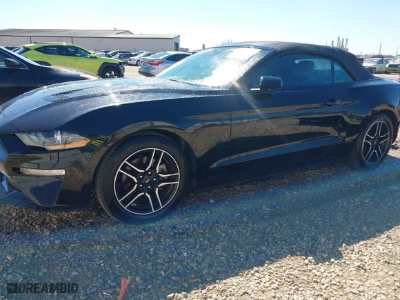 2023 Ford Mustang EcoBoost with VIN 1FATP8UH1P5105379, listed as a IAAI auction lot 41655830 with NaN miles. Bid and sale history available at carsss.com. Image 2.