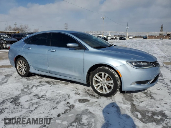 2015 Chrysler 200 Limited with VIN 1C3CCCABXFN714756, listed as a Copart auction lot 89199175 with 173,837 mi miles and Salvage Title. Bid and sale history available at DreamBid. Image 4.