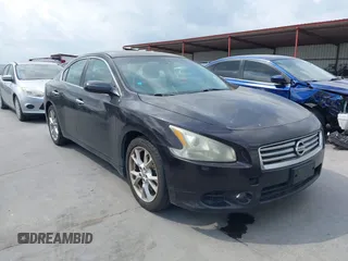 2013 Nissan Maxima SV with VIN 1N4AA5AP9DC810926, listed as a IAAI auction lot 42160018 with 166,525 mi miles and . Bid and sale history available at carsss.com. Image 1.