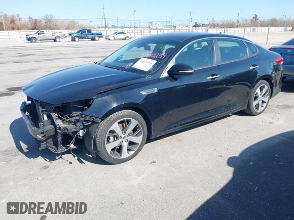 2020 Kia Optima LX with VIN 5XXGT4L34LG448747, listed as a IAAI auction lot 41470254 with 61,657 mi miles. Bid and sale history available at carsss.com. Image 2.