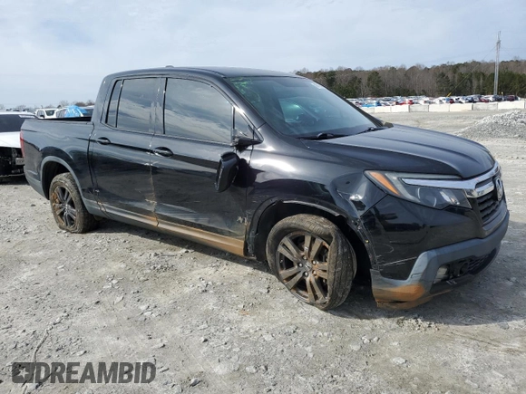 2019 Honda Ridgeline Sport with VIN 5FPYK2F14KB004704, listed as a Copart auction lot 42710245 with 122,215 mi miles and Salvage title. Bid and sale history available at DreamBid. Image 4.