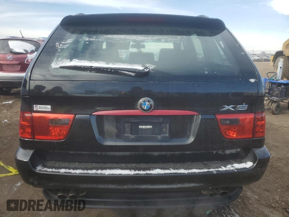 2003 BMW X5 4.4i with VIN 5UXFB33573LH45622, listed as a Copart auction lot 41881325 with 128,941 mi miles and Clean Title. Bid and sale history available at carsss.com. Image 6.