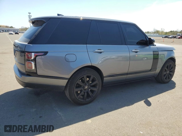 2022 Land Rover Range Rover Westminster with VIN SALGS2RU0NA460358, listed as a Copart auction lot 54783385 with 28,926 mi miles and Salvage title. Bid and sale history available at DreamBid. Image 3.