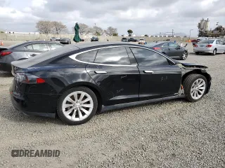 2016 Tesla Model S 70 kWh Battery with VIN 5YJSA1E19GF131999, listed as a Copart auction lot 49355665 with 96,978 mi miles and Salvage Title. Bid and sale history available at carsss.com. Image 3.