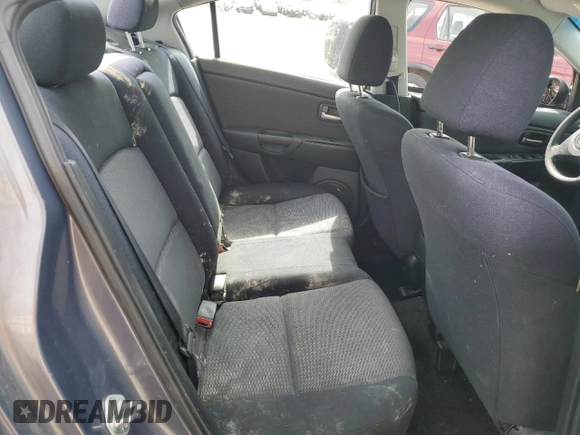 2008 Mazda 3 i Touring with VIN JM1BK32F281863474, listed as a Copart auction lot 52335015 with 177,817 mi miles and Salvage Title. Bid and sale history available at carsss.com. Image 10.