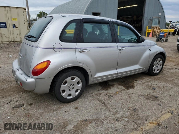 2005 Chrysler PT Cruiser with VIN 3C4FY48B65T582504, listed as a Copart auction lot 71952374 with 57,909 mi miles and Salvage Title. Bid and sale history available at carsss.com. Image 3.