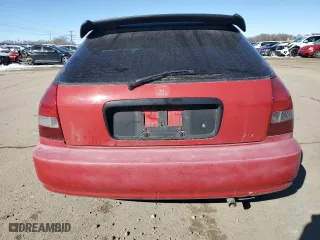 1999 Honda Civic DX with VIN 2HGEJ6440XH102070, listed as a Copart auction lot 44971915 with 207,799 mi miles and Salvage Title. Bid and sale history available at carsss.com. Image 6.