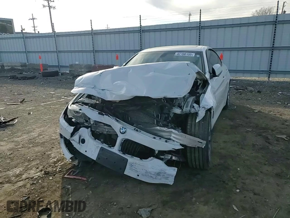 2015 BMW 4 Series 428i with VIN WBA4A9C55FGL86731, listed as a Copart auction lot 42700155 with 110,897 mi miles and Salvage title. Bid and sale history available at DreamBid. Image 11.