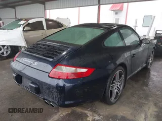 2007 Porsche 911 Carrera S with VIN WP0AB29937S731953, listed as a IAAI auction lot 41447639 with 36,173 mi miles. Bid and sale history available at carsss.com. Image 4.